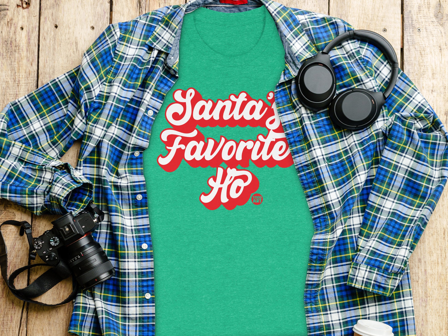 Santa's Favorite Ho Graphic Tee Holiday Apparel
