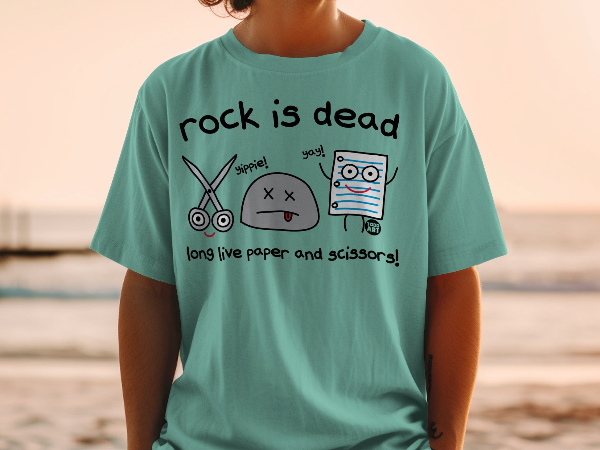 Rock Is Dead Long Live Paper And Scissors product type