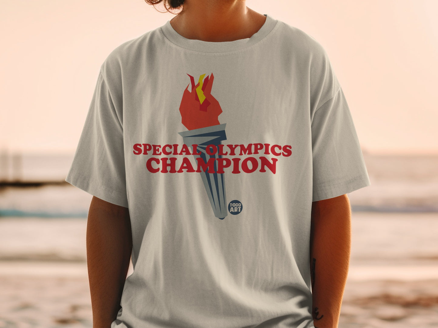 Special Olympics Champion Torch Design Product type