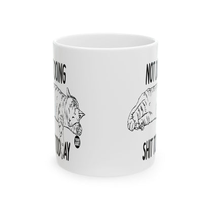Resting Cat Todd Art Mug