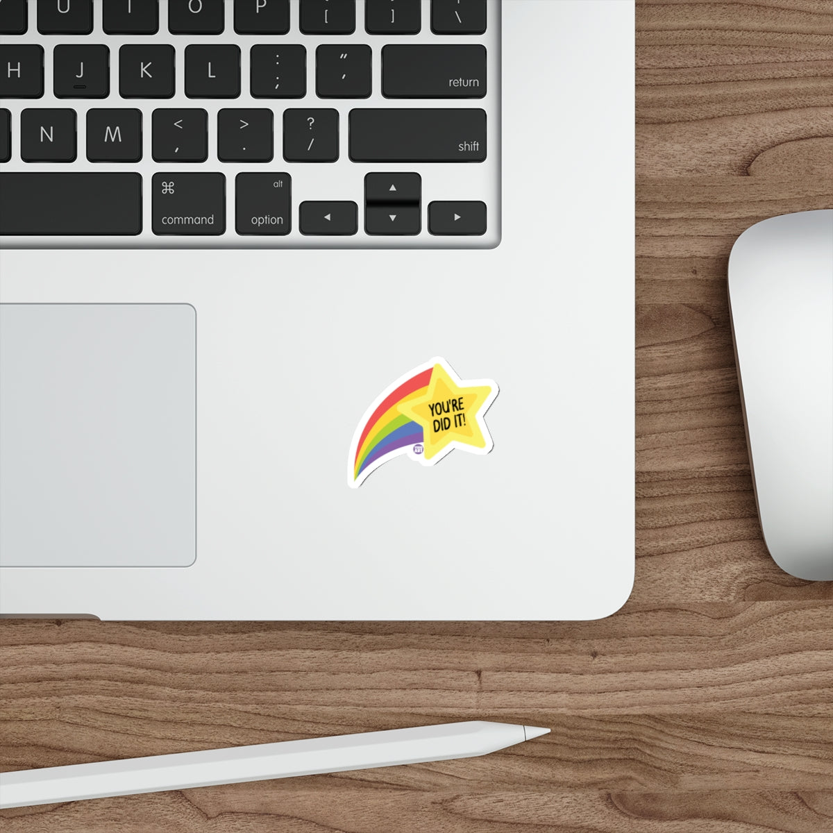 Motivational Rainbow Star Inspirational Sticker