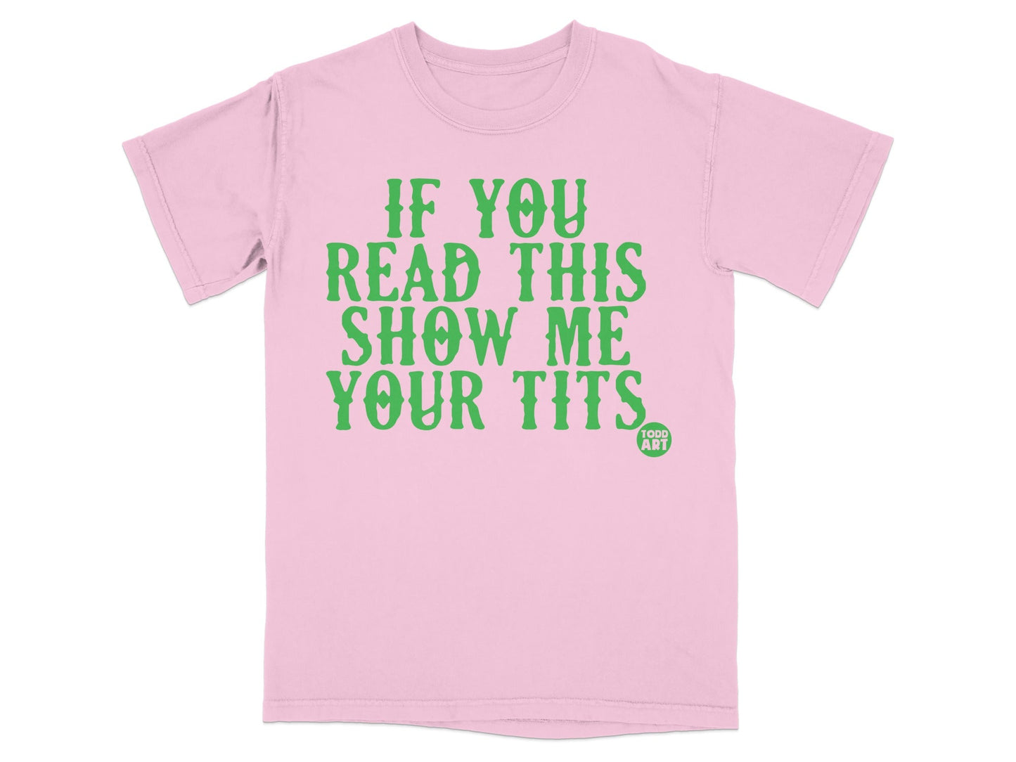 If You Read This Show Me Your Tits Funny T-Shirt