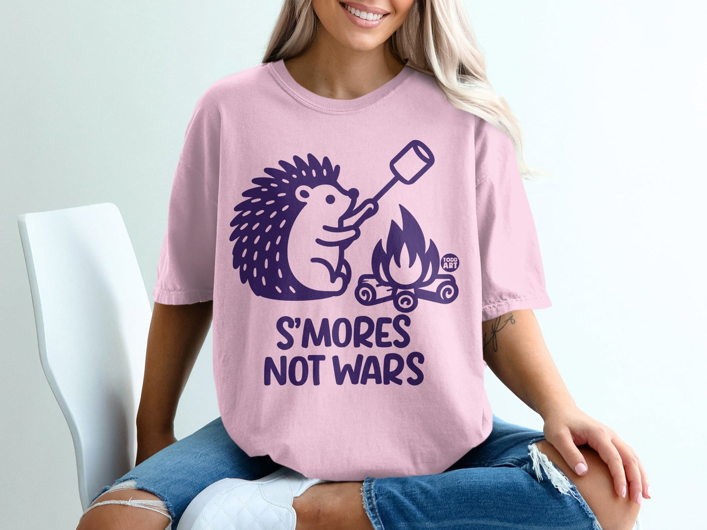 S'mores Not Wars Hedgehog Graphic T-Shirt