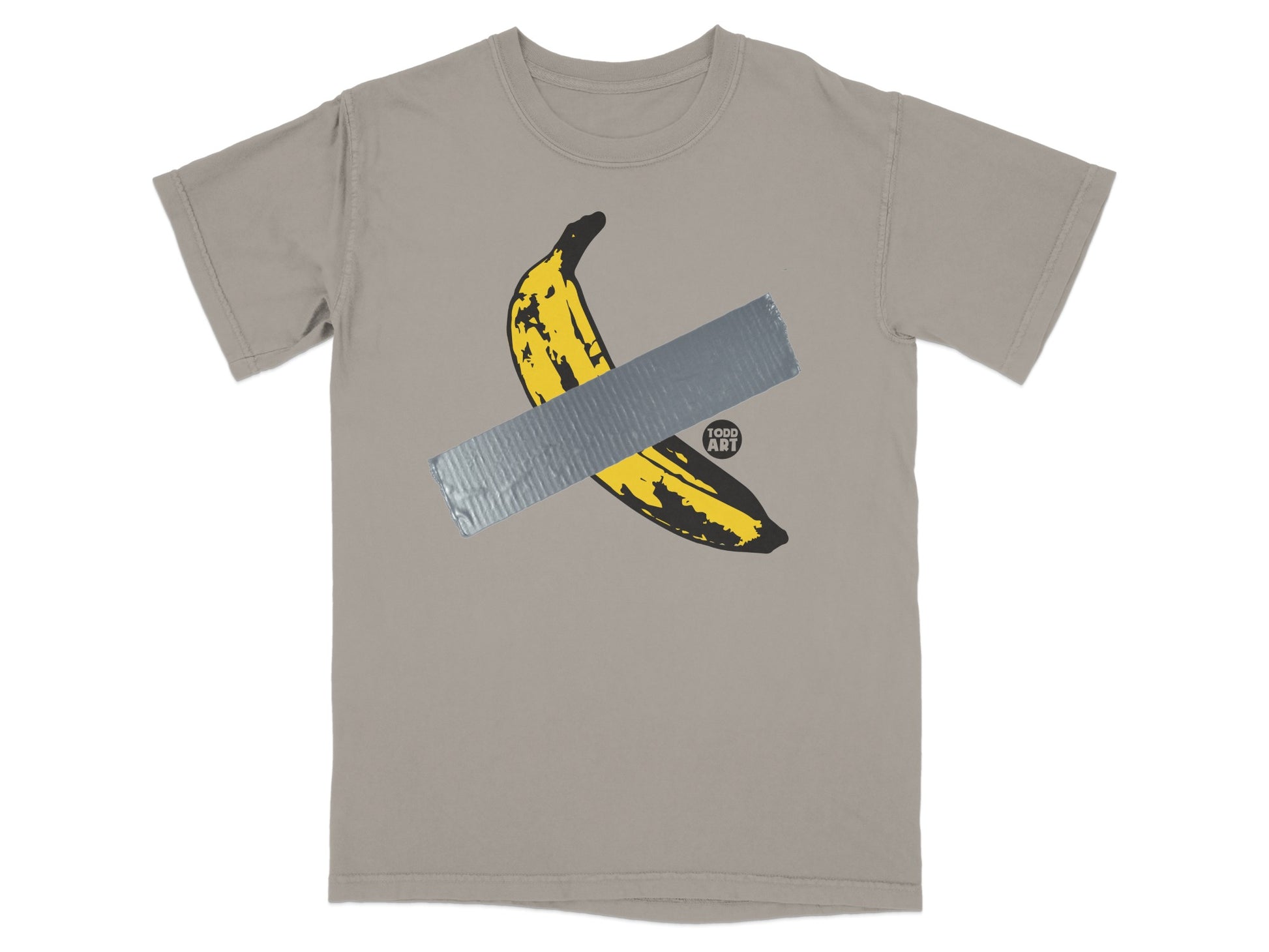 Todd Art Banana Duct Tape Gray Design product type