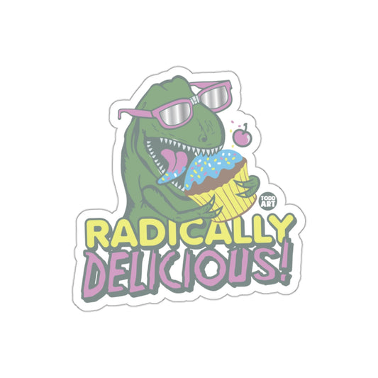 Radically Delicious Dinosaur Art Print Sticker