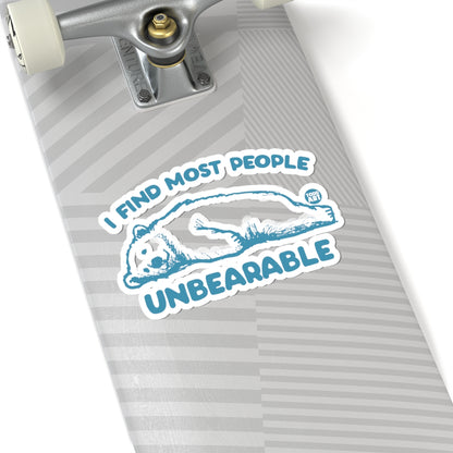 Misanthropic MusingsTodd Art Sticker