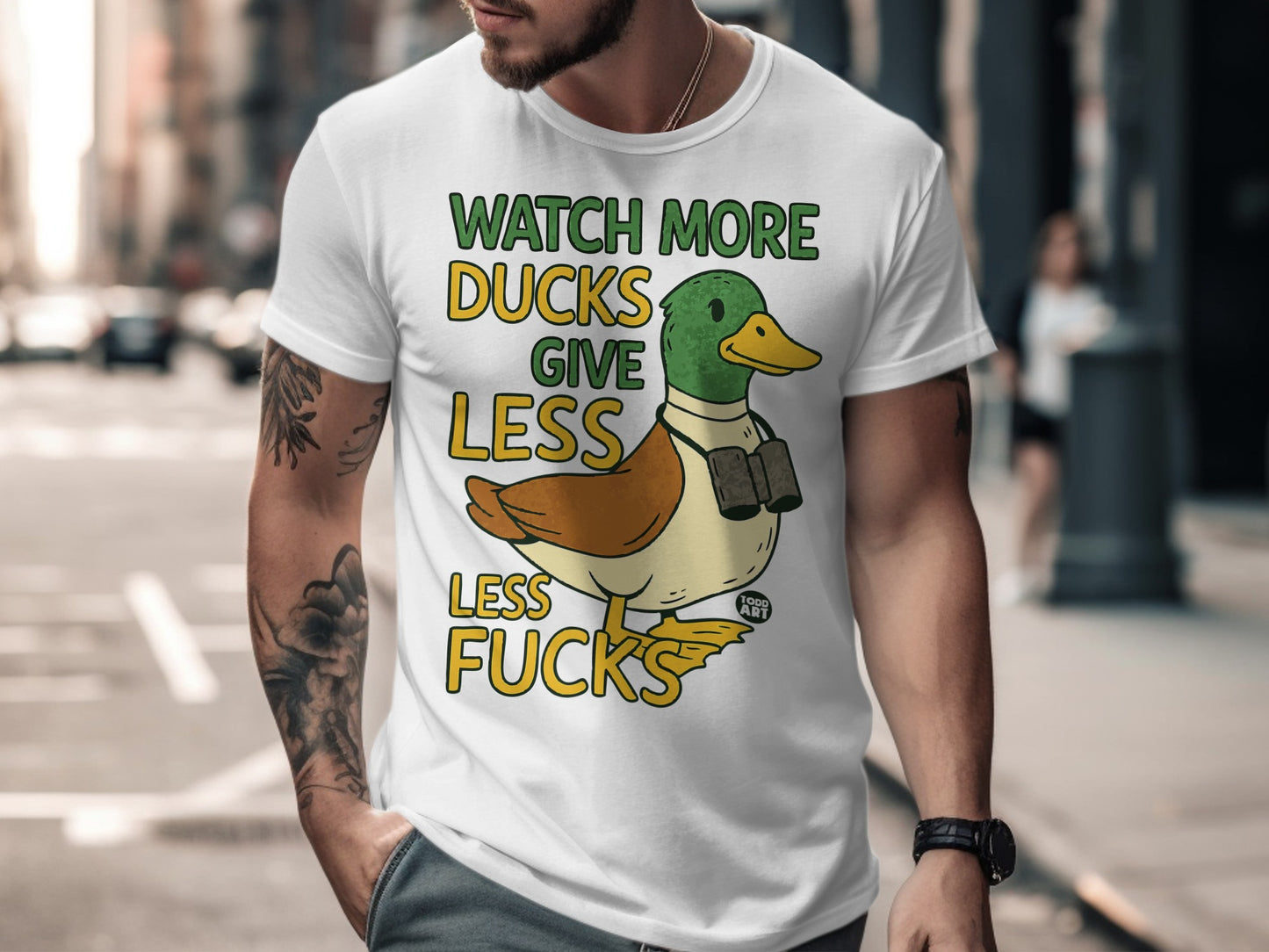 Watch More Ducks Give Less Less Fucks T-shirt