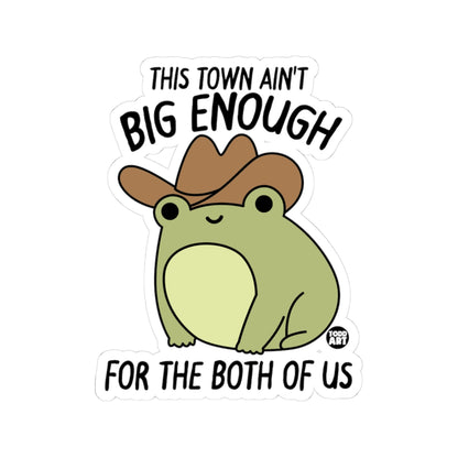 Cowboy Frog AdventureTodd Art Sticker