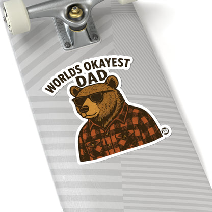 Cool Bear DadTodd Art Sticker