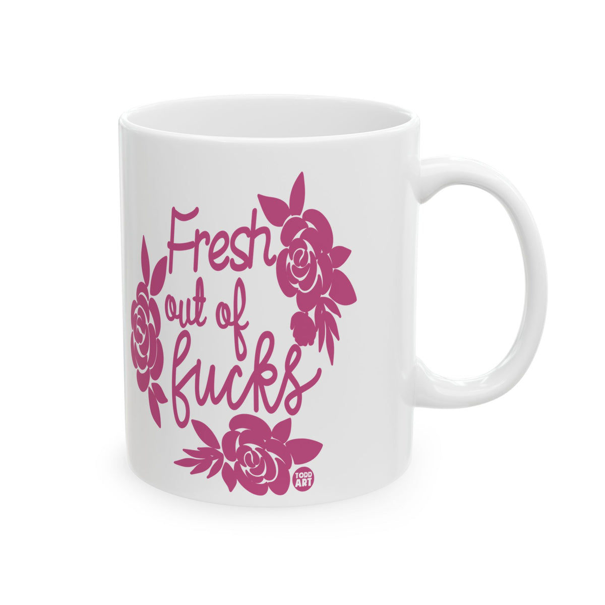 Floral Fancy Todd Art Mug