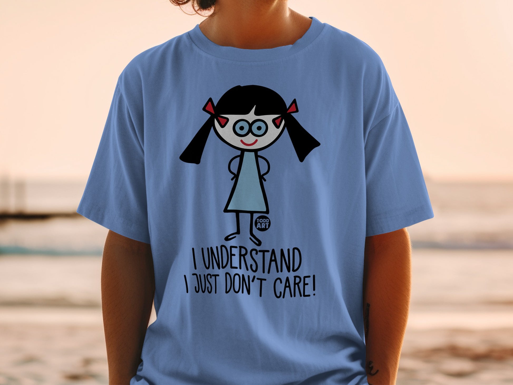 I Understand I Just Don't Care Funny Graphic Tee