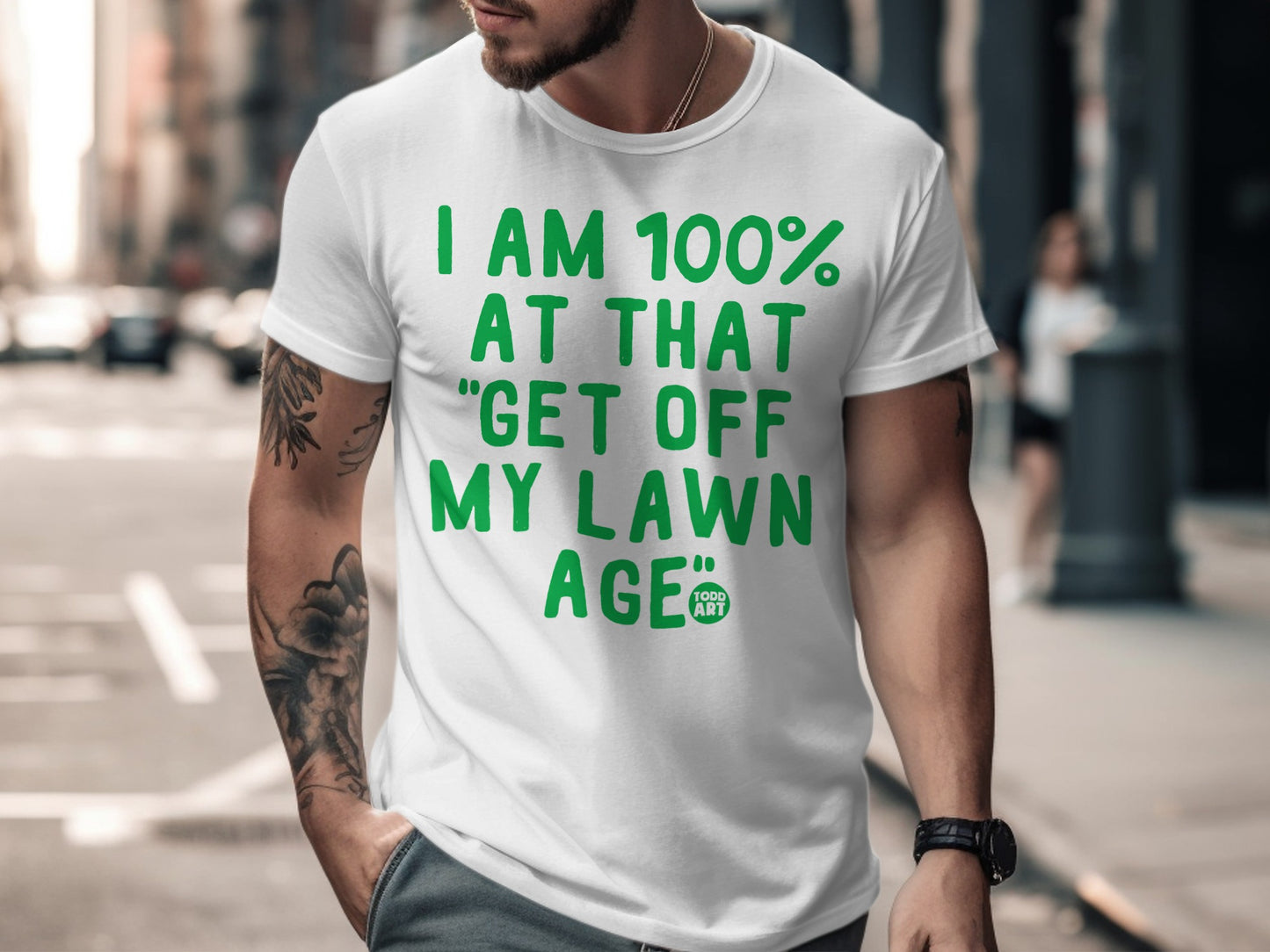 I Am 100 Percent At That Get Off My Lawn Age shirt