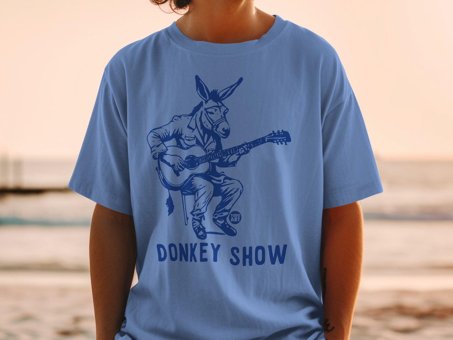 Donkey Show Graphic Print Short Sleeve T-shirt
