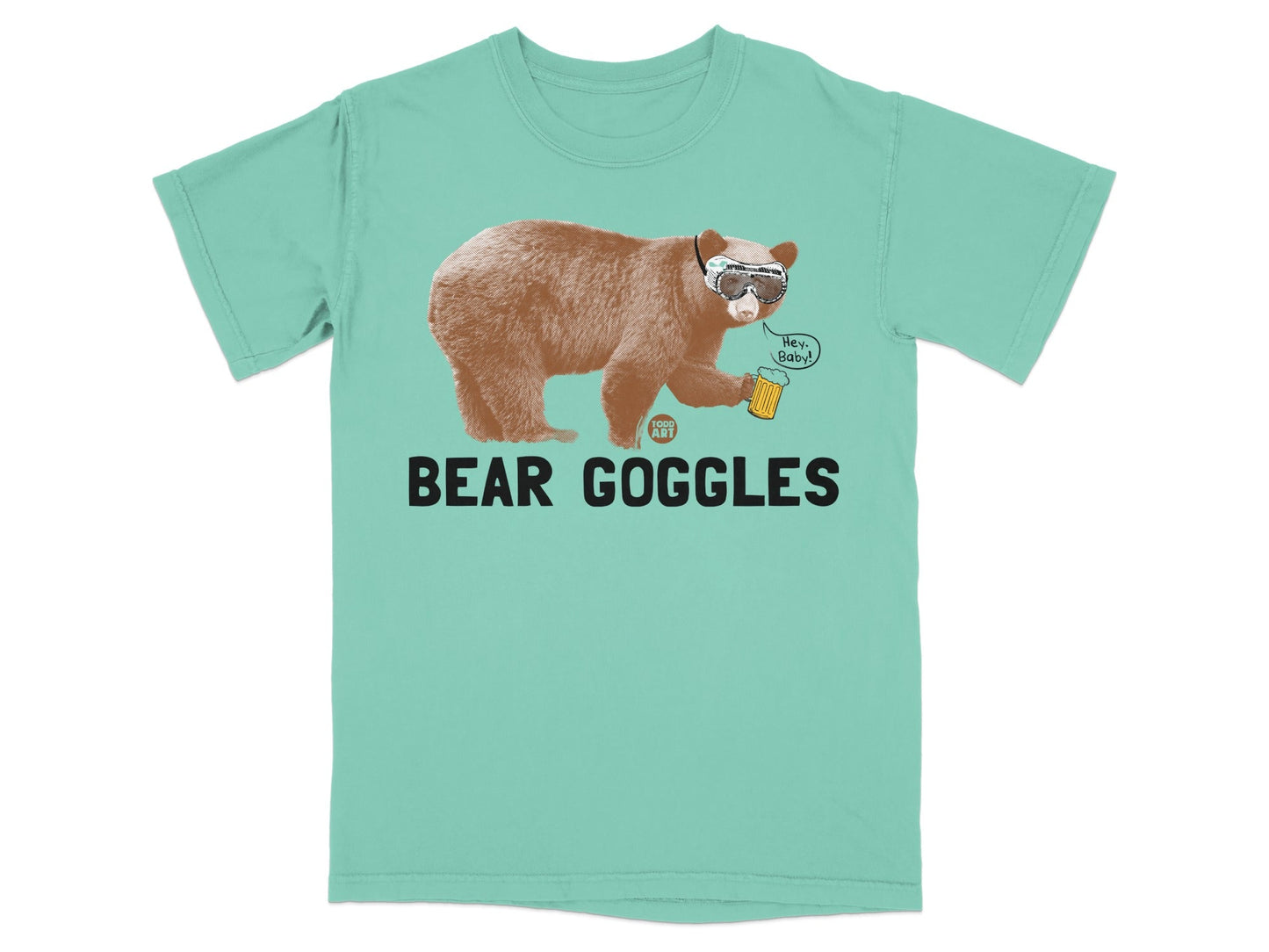 Bear Goggles Funny Drinking T-Shirt for Humor Lovers