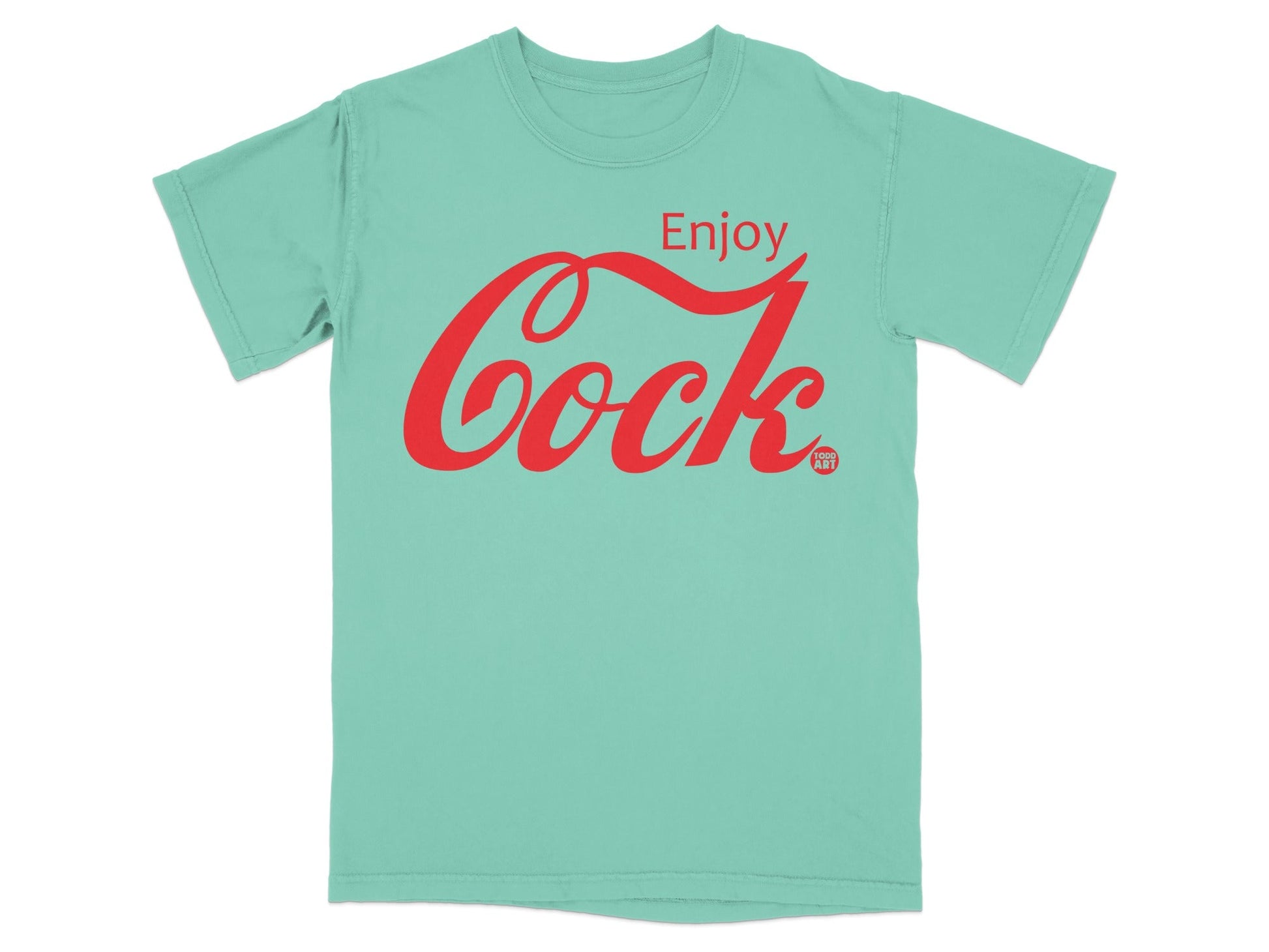 Enjoy Cock Funny Graphic Novelty T-Shirt