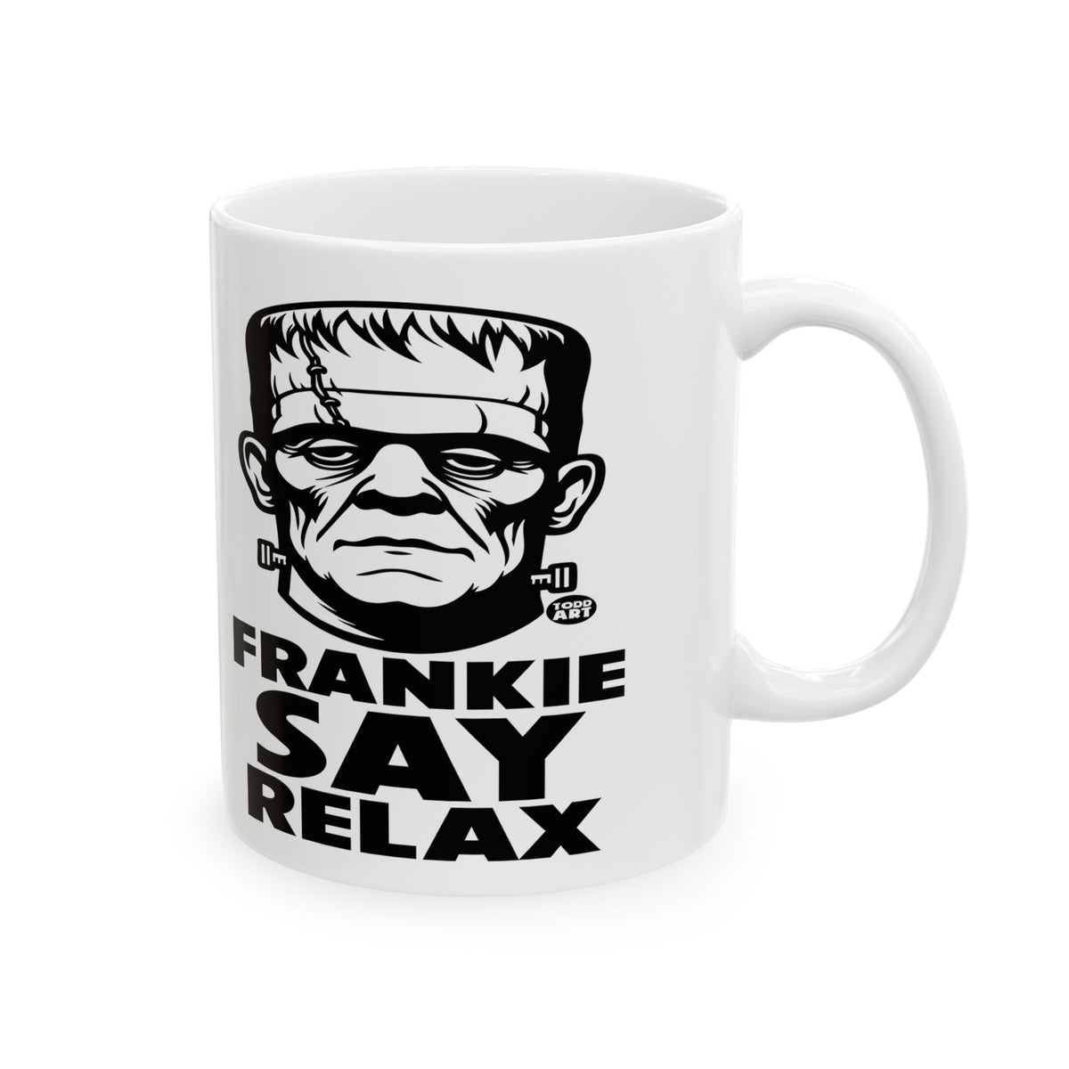 Frankie Say Relax Todd Art Mug