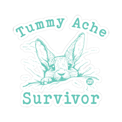 Tummy Ache SurvivorTodd Art Sticker
