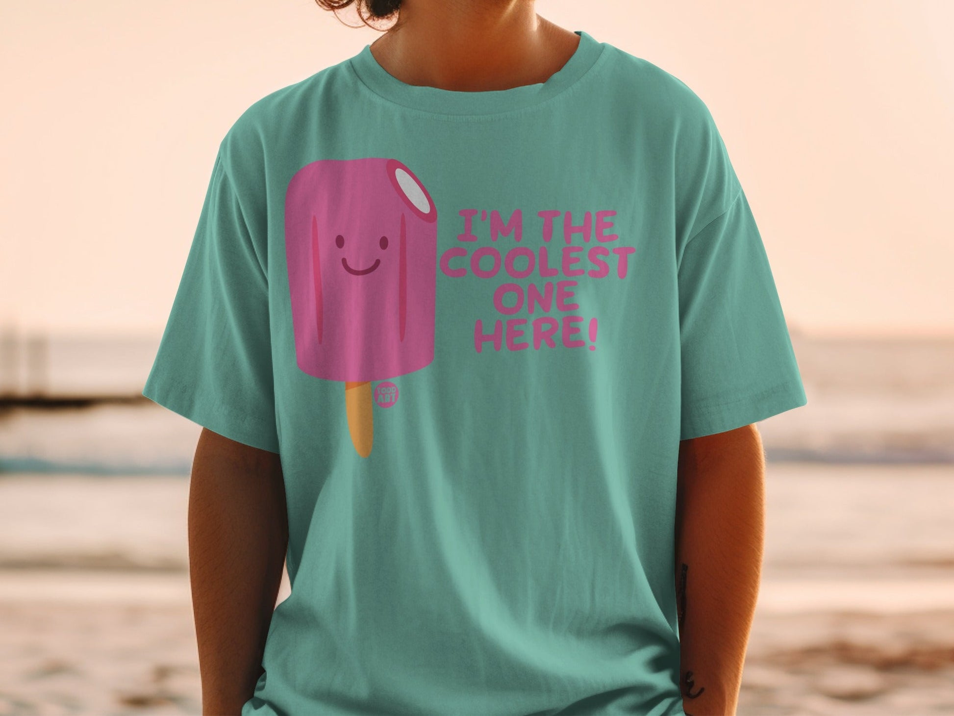I'm the Coolest One Here Cute Popsicle Graphic Shirt