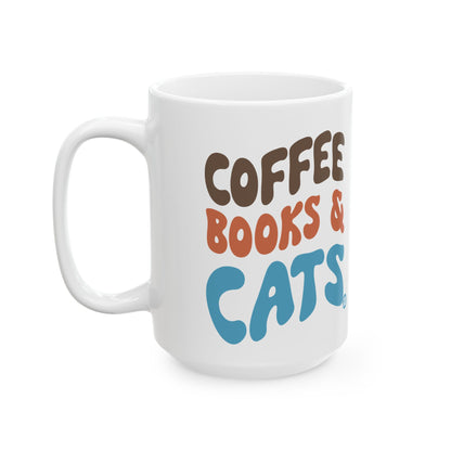 Feline Literature Lover Todd Art Mug