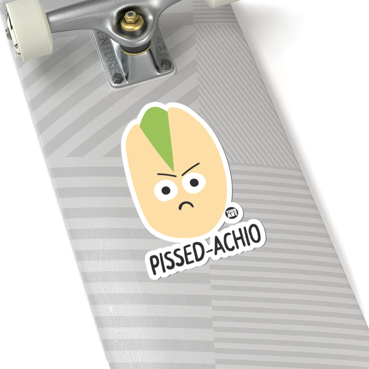 Angry PistachioTodd Art Sticker