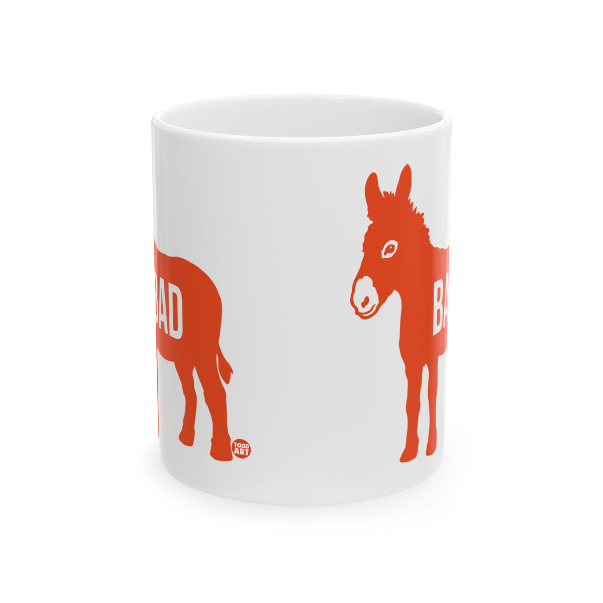 Bad Ass Donkey Todd Art Mug
