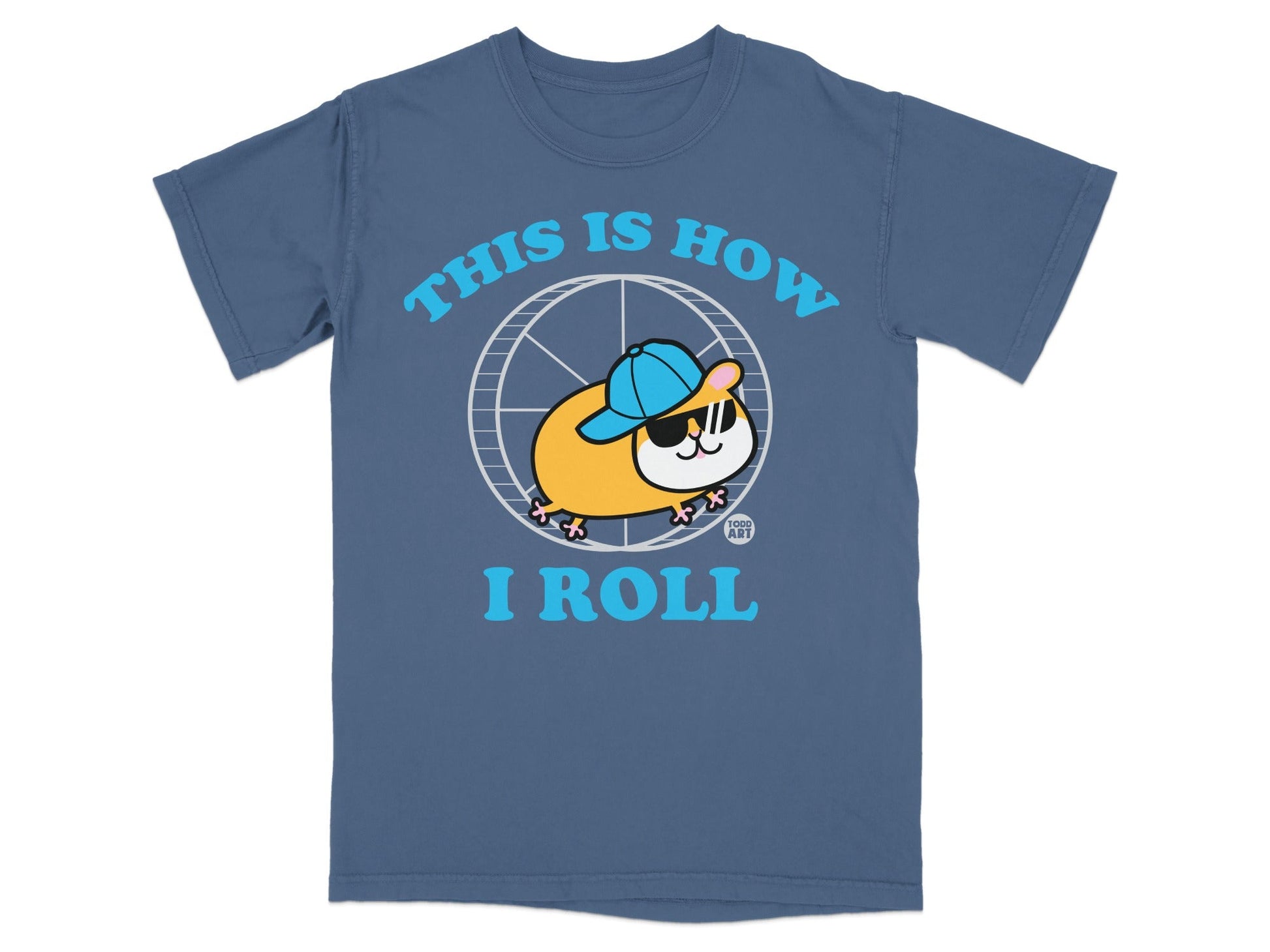 This Is How I Roll Cute Hamster Graphic T-Shirt