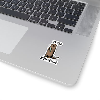 Otter NonsenseTodd Art Sticker