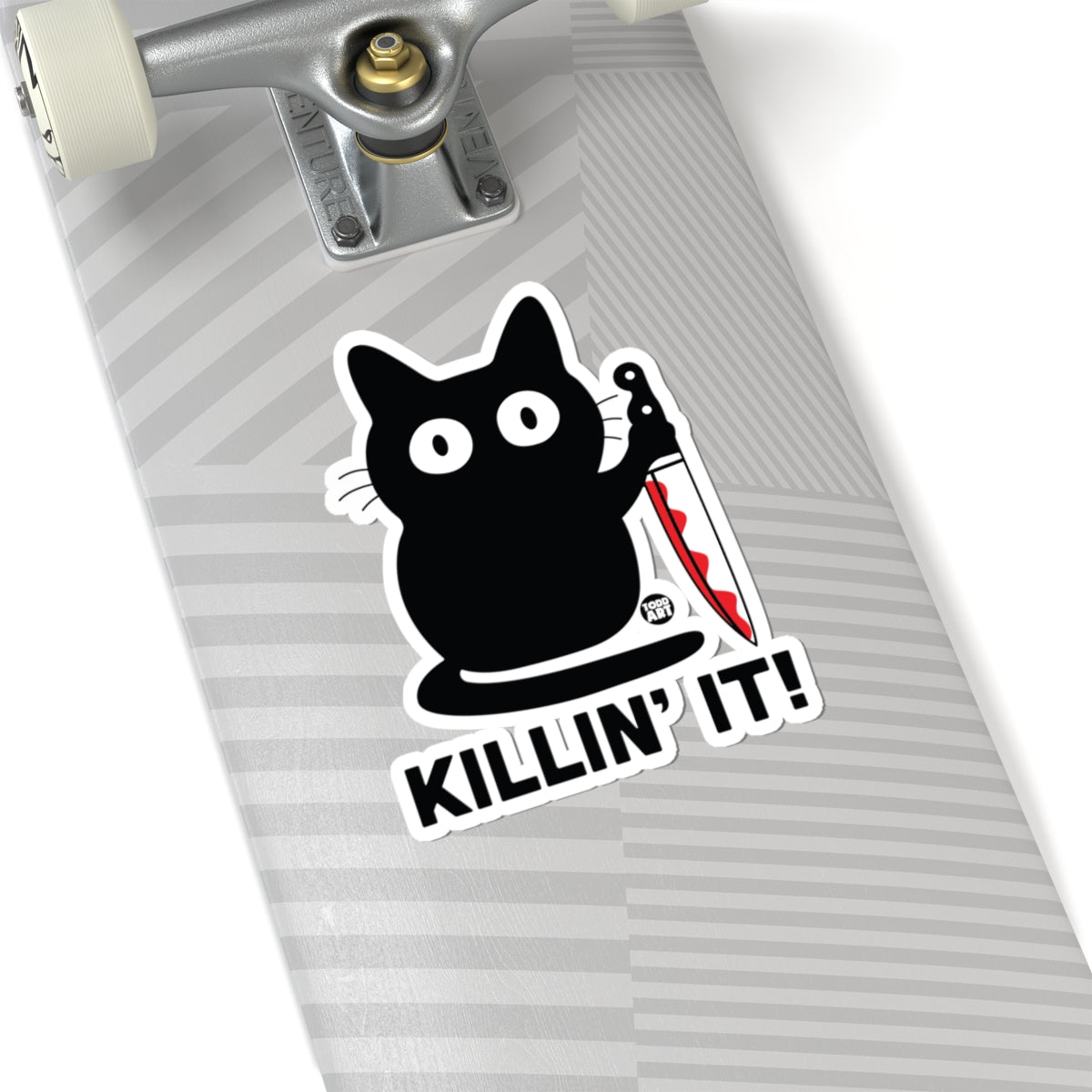 Deadly CuteTodd Art Sticker