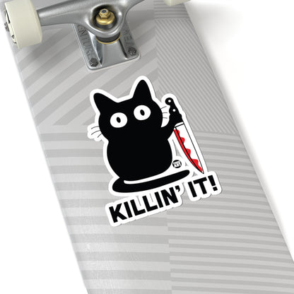 Deadly CuteTodd Art Sticker