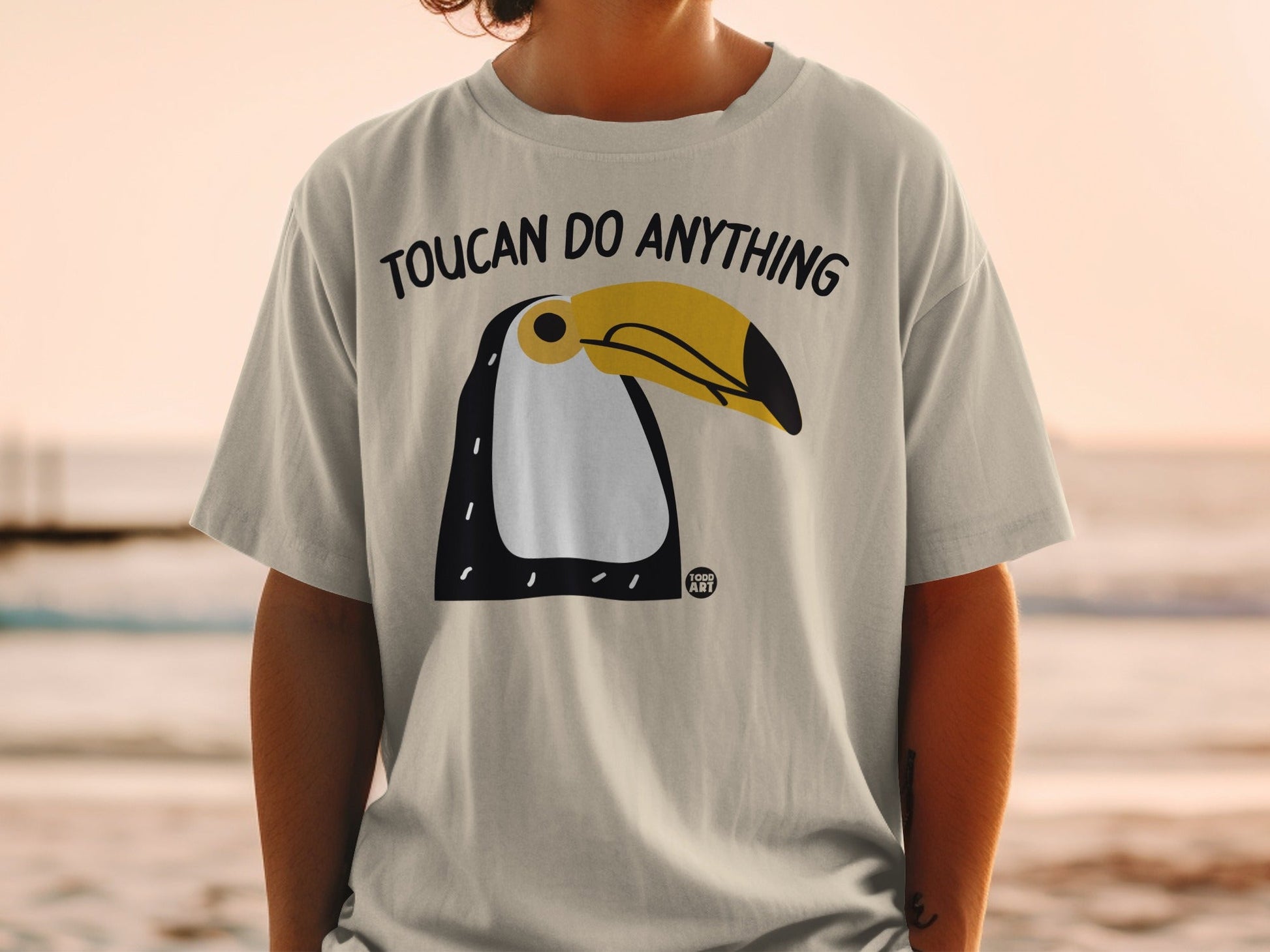 Toucan Do Anything Graphic Tee for Casual Outings