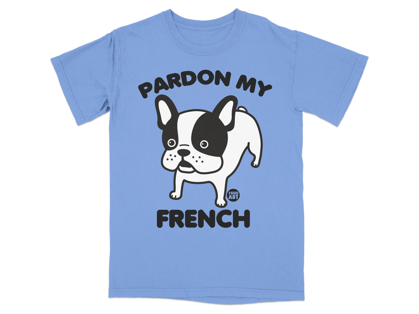 Pardon My French Cute French Bulldog Graphic T-Shirt