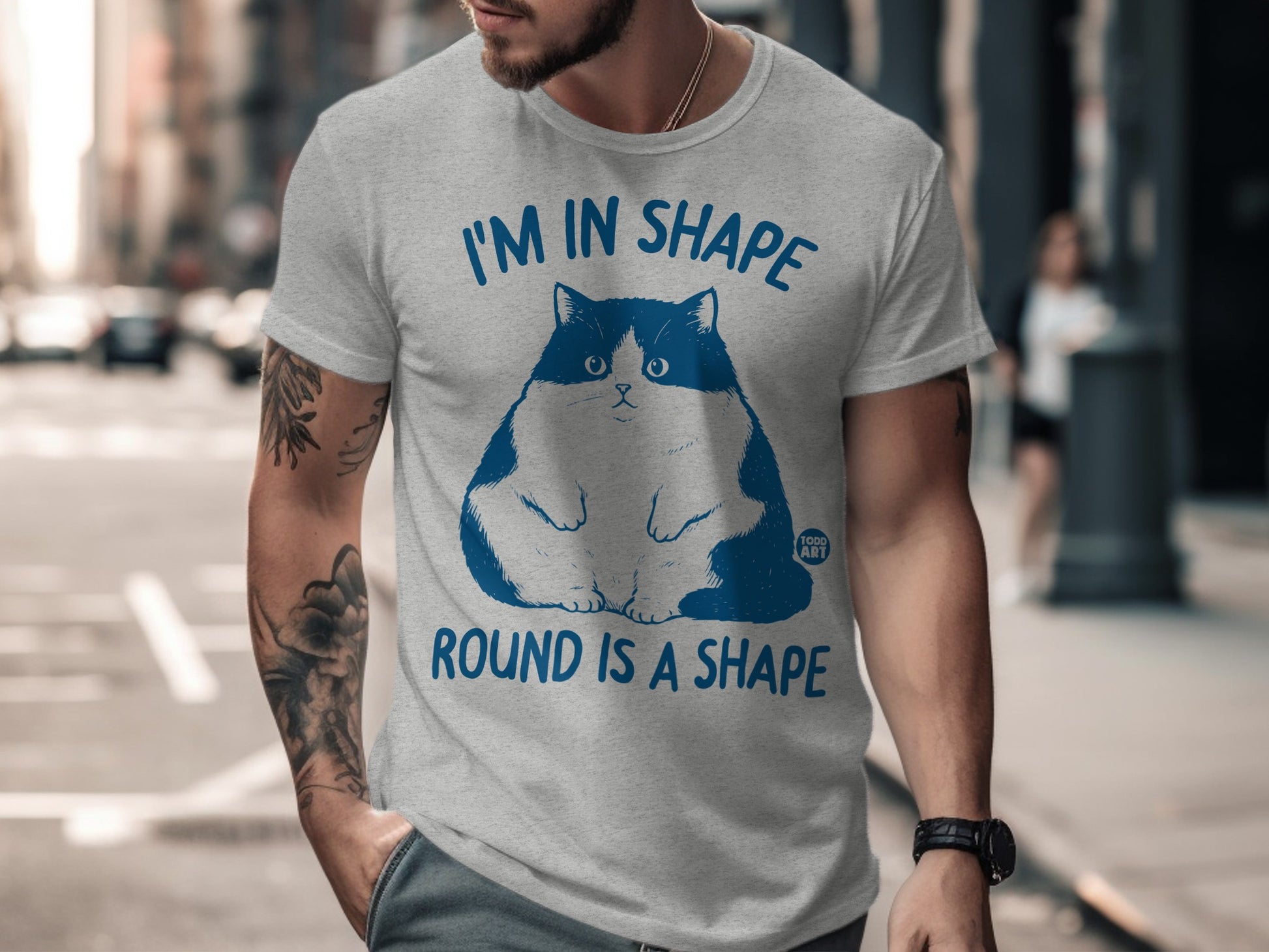 I'm in Shape Round is a Shape Funny T-shirt