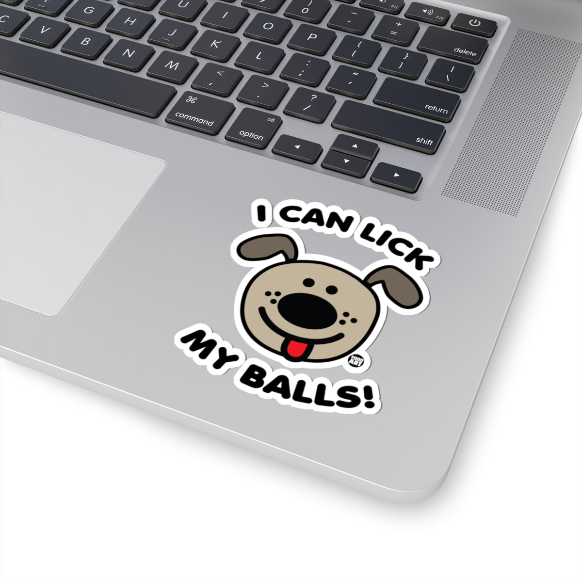 Happy Dog FaceTodd Art Sticker