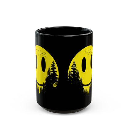 Smiley Face Forest Todd Art Mug