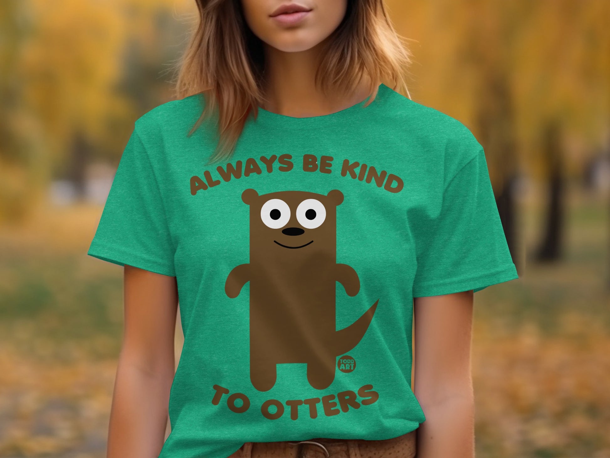 Always Be Kind to Otters Graphic T-Shirt Product