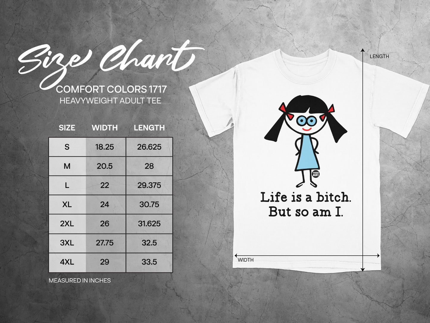 Life is a bitch but so am I graphic t-shirt