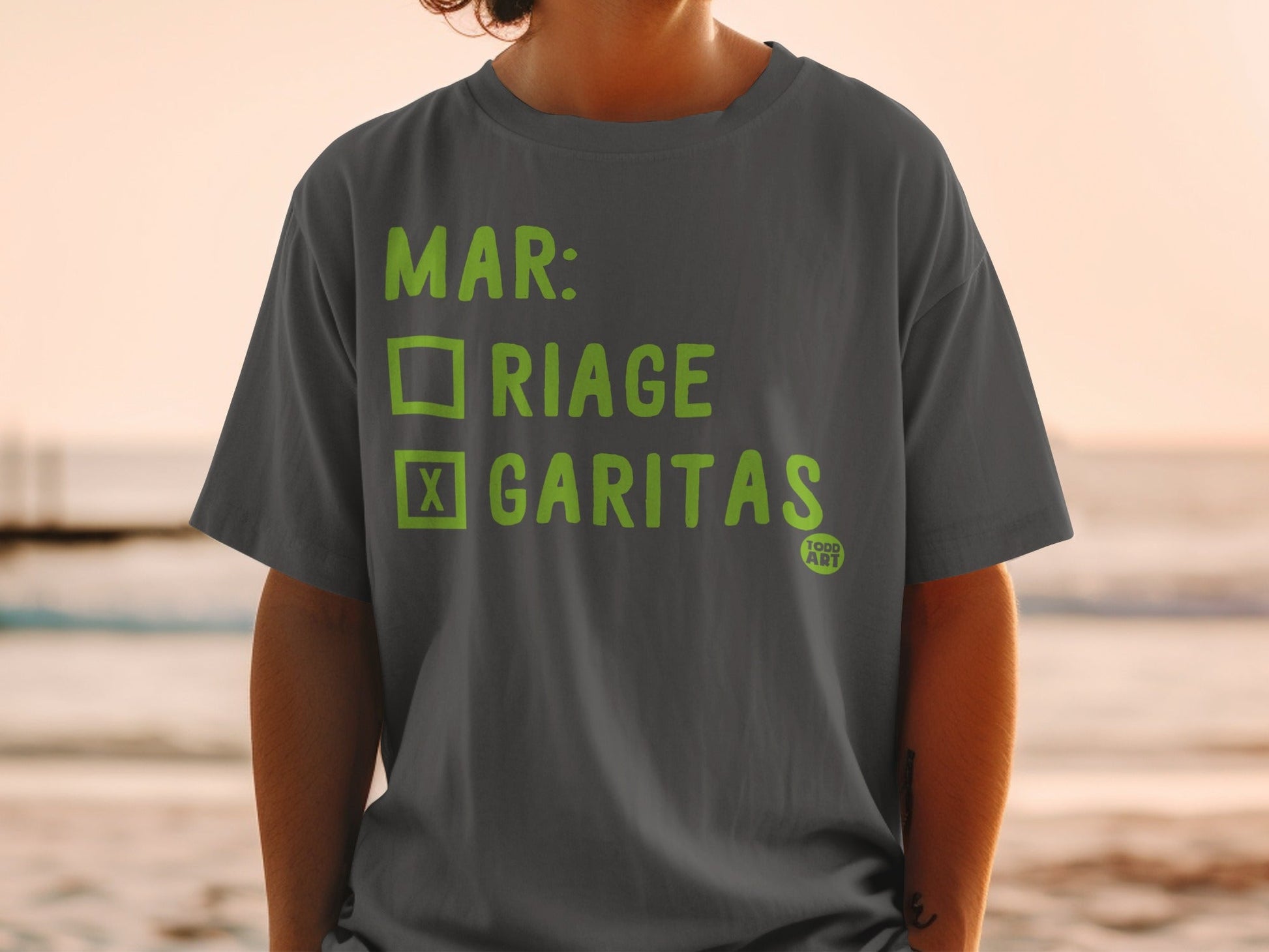 Mar Riage Garitas Todd Art short sleeve shirt
