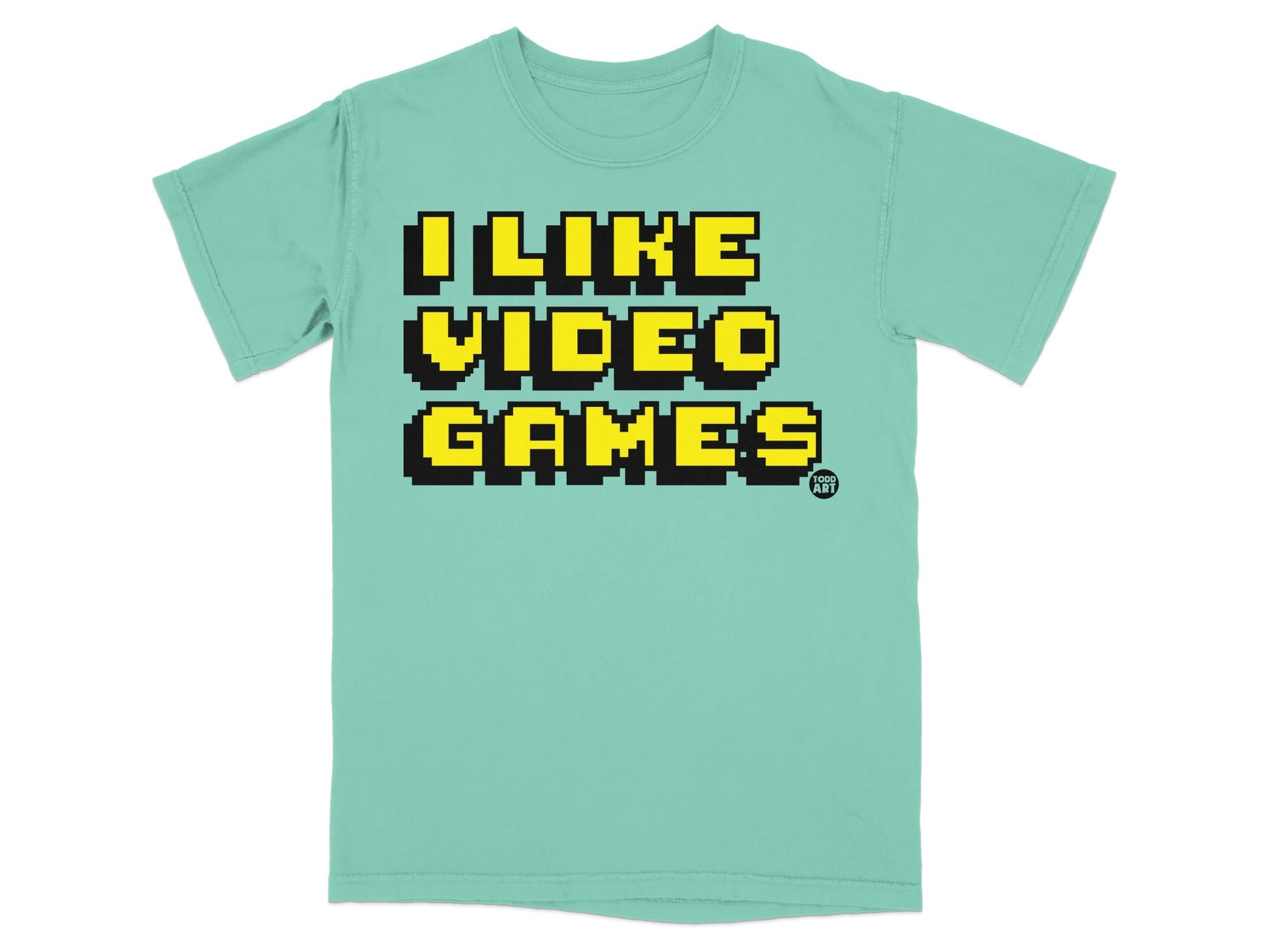 I Like Video Games Graphic Tee Retro Gamer Shirt
