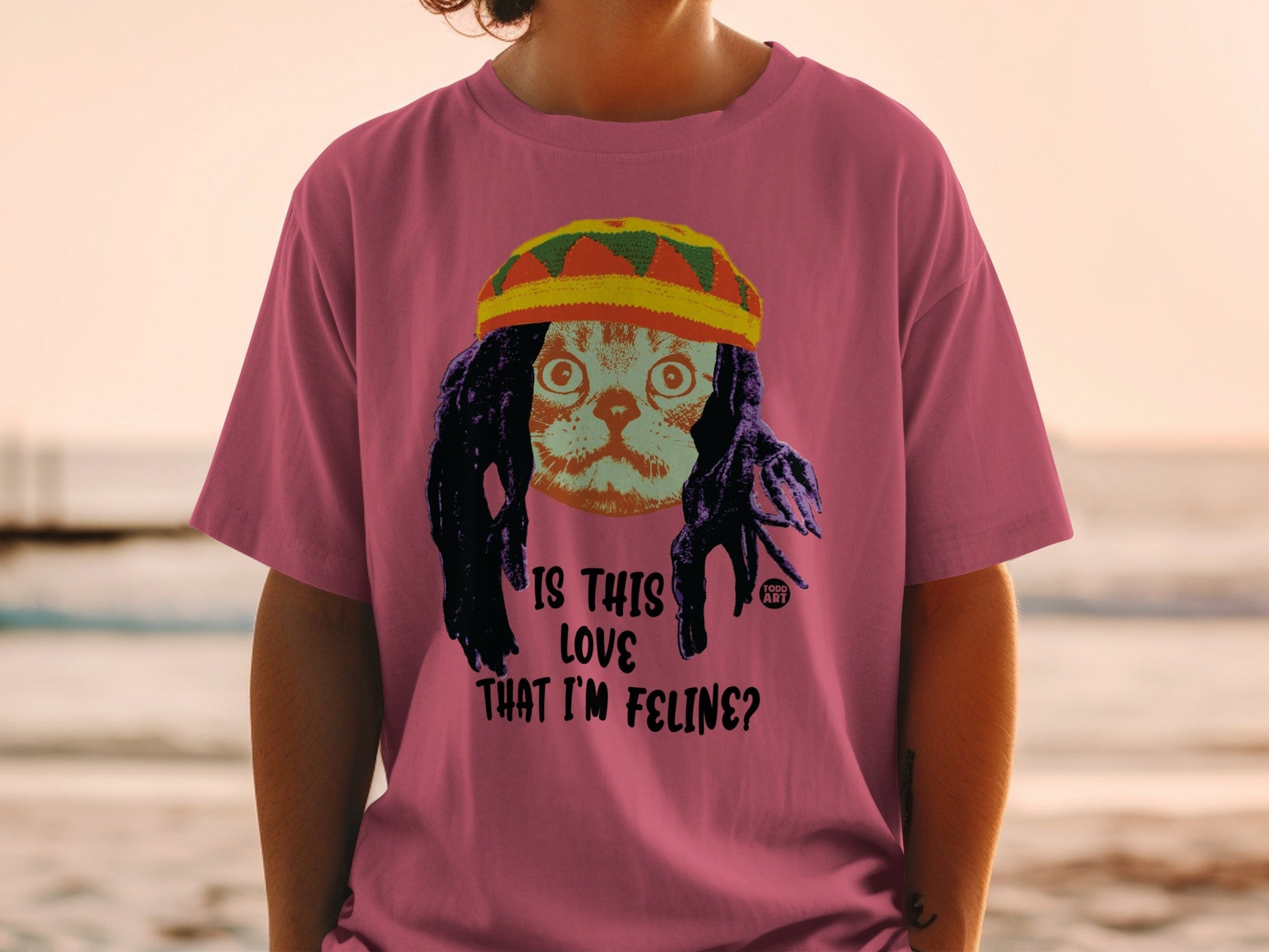 Is This Love That I'm Feline Cat-themed Shirt