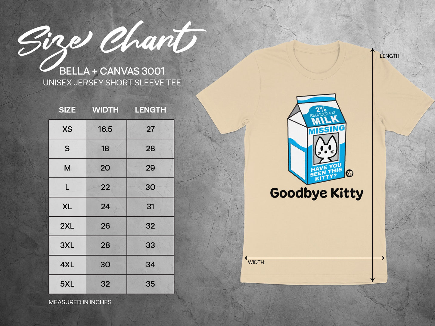 Goodbye Kitty Unisex Jersey Short Sleeve Tee