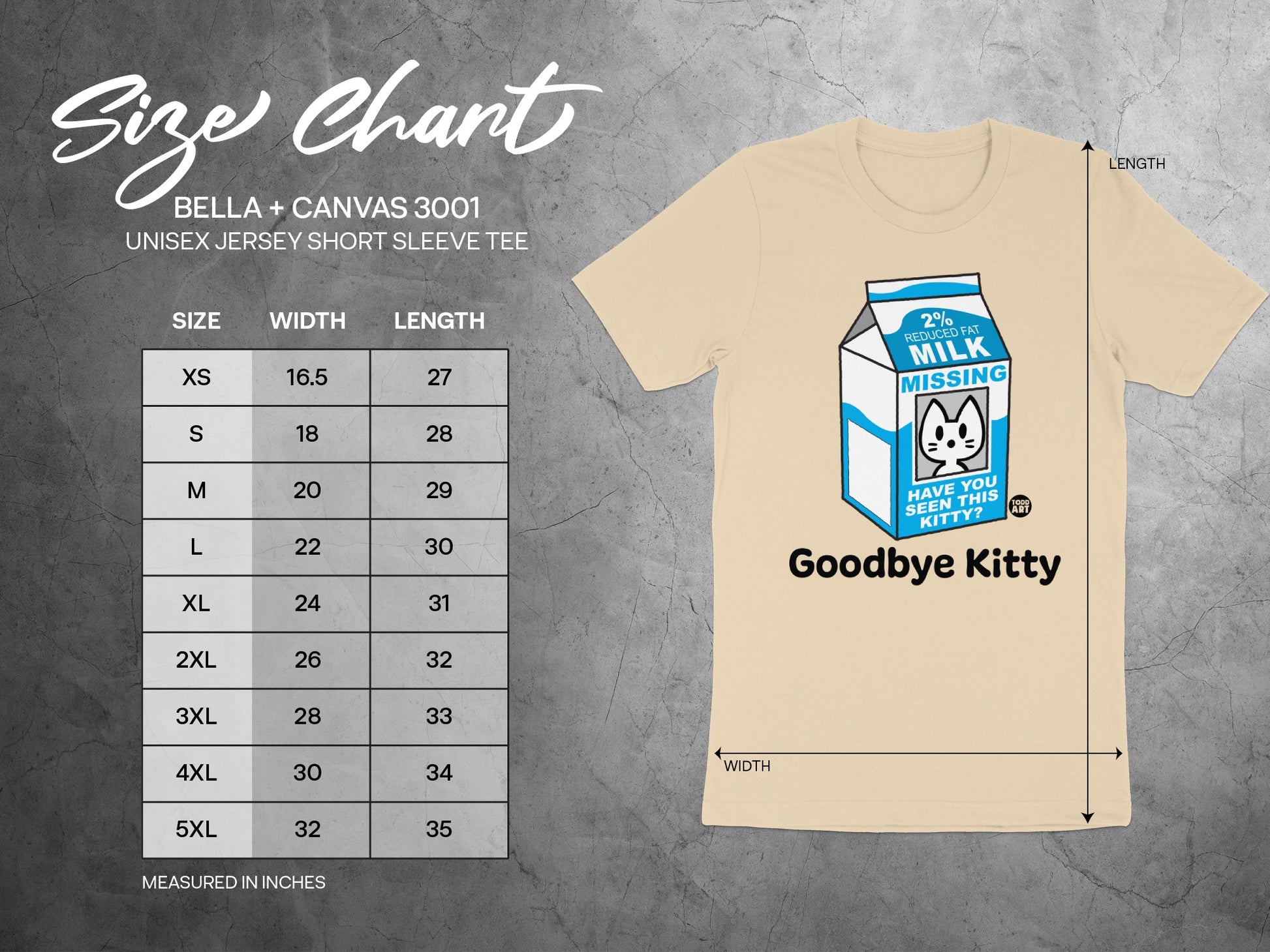 Goodbye Kitty Unisex Jersey Short Sleeve Tee