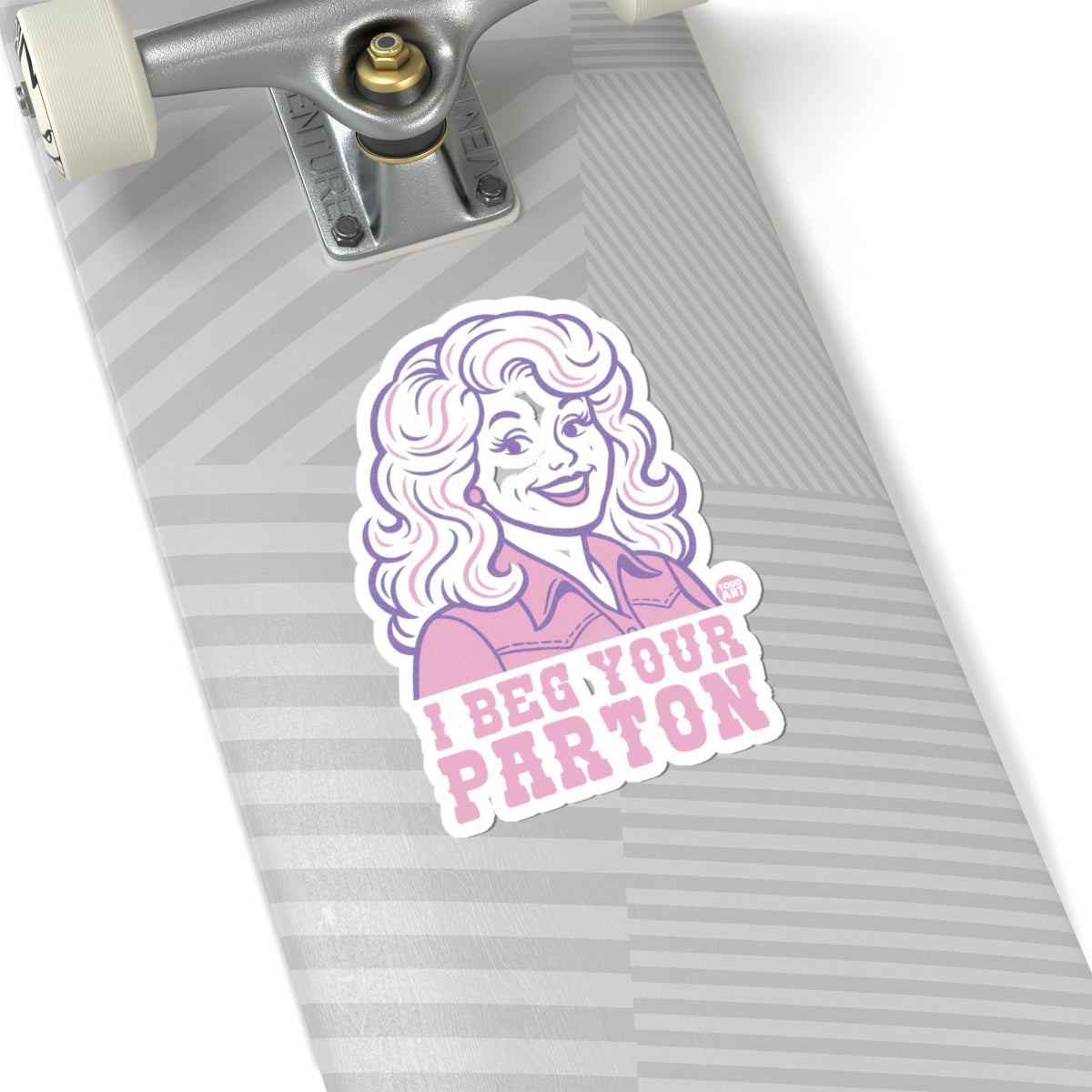 Excuse MeTodd Art Sticker