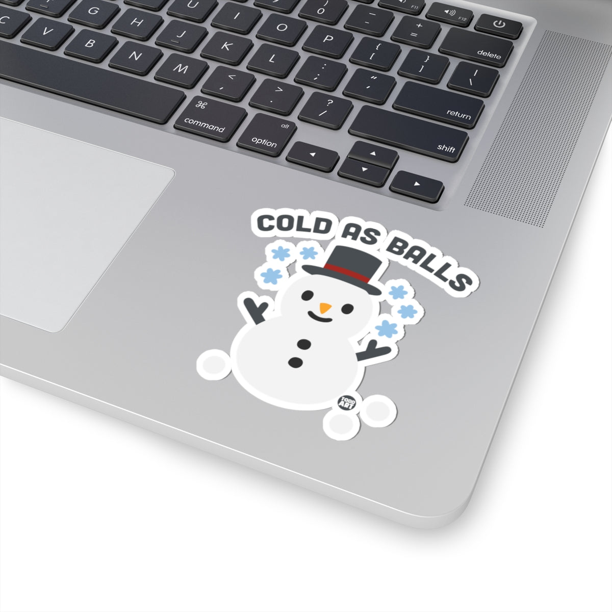 Frosty Friend Todd Art Sticker