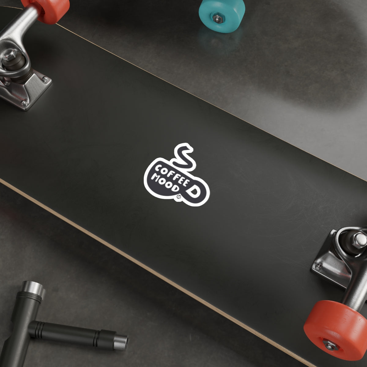 Coffee Mood Cool Graphic Skateboard Deck product