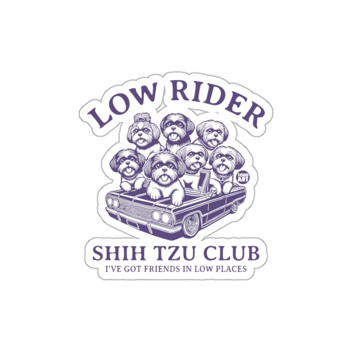 Low Rider Shih Tzu Club I've Got Friends product