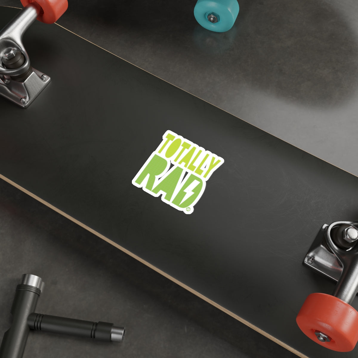 Totally Rad Skateboard Deck for Enthusiastic Riders
