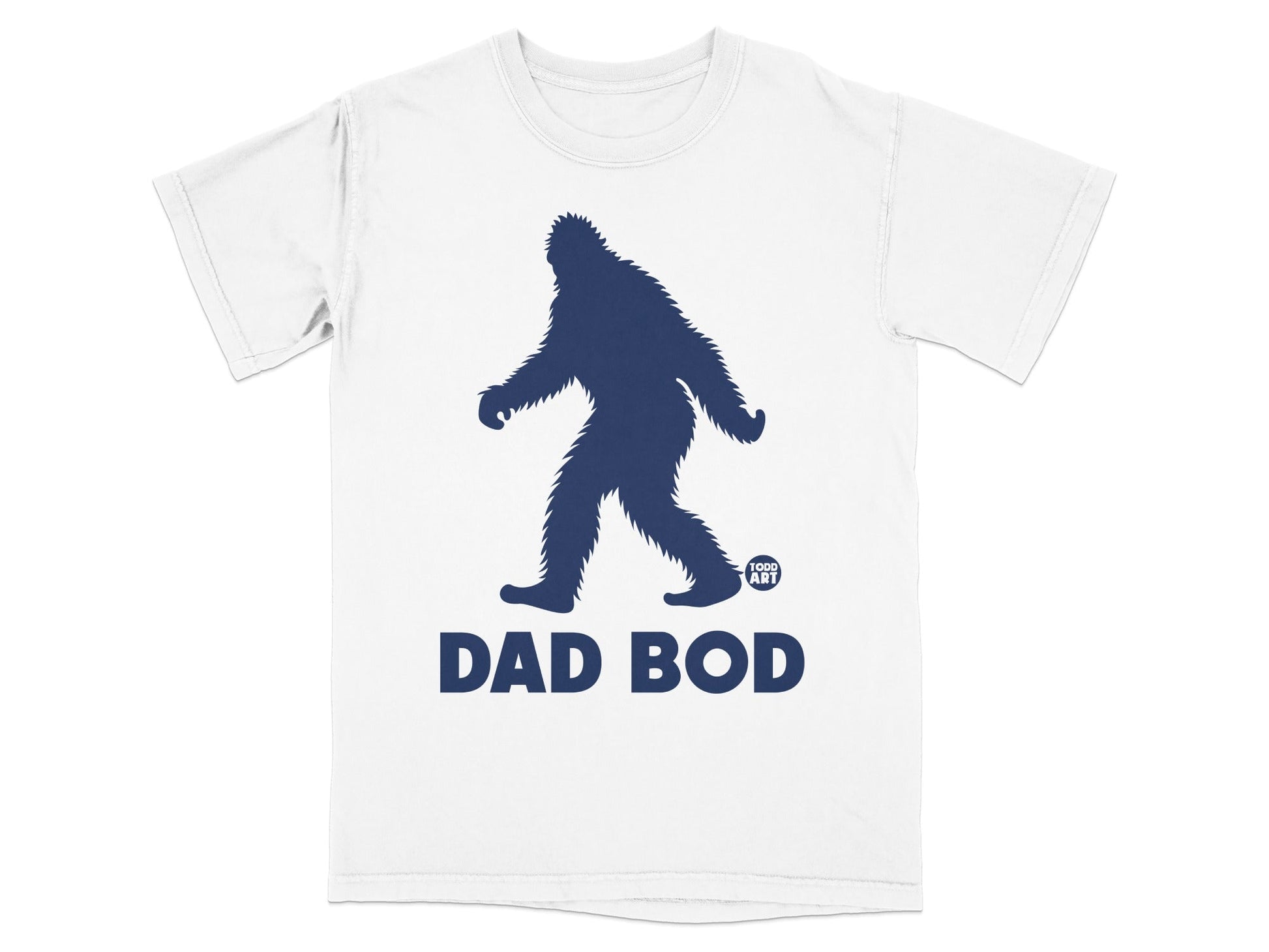 Bigfoot Dad Bod Graphic T-Shirt Bigfoot Design Tee