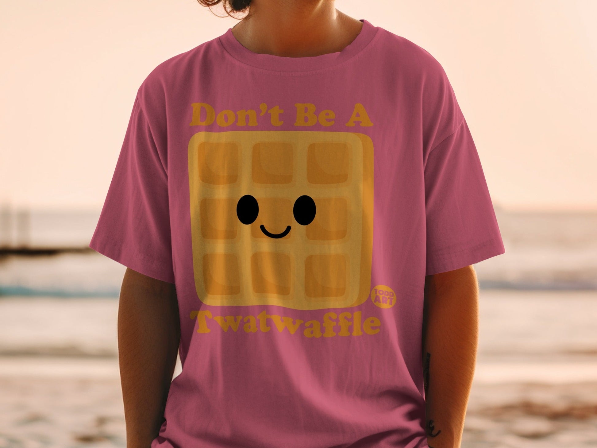 Don't Be A Twatwaffle Todd Art Graphic T-shirt