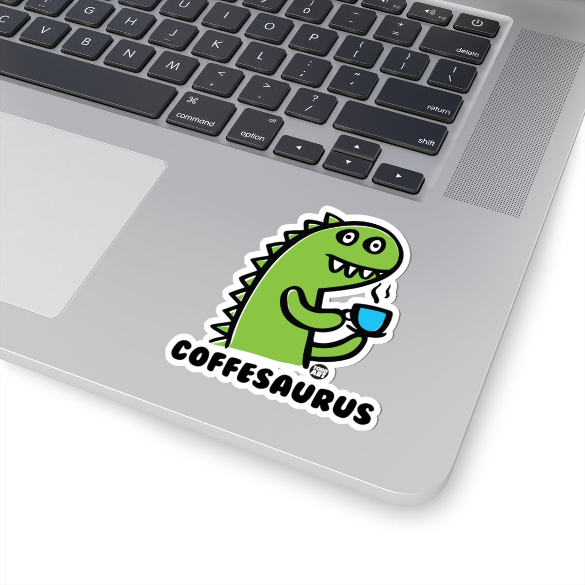 Coffesaurus Todd Art Sticker