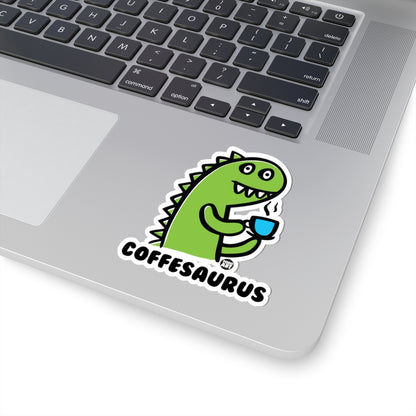Coffesaurus Todd Art Sticker